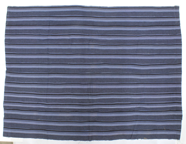 Vintage Aso Oke Textile of Nigeria | 70" x 53" - Niger Bend