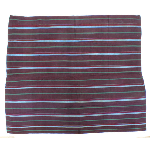 Vintage Aso Oke Textile of Nigeria | 64" x 56" - Niger Bend
