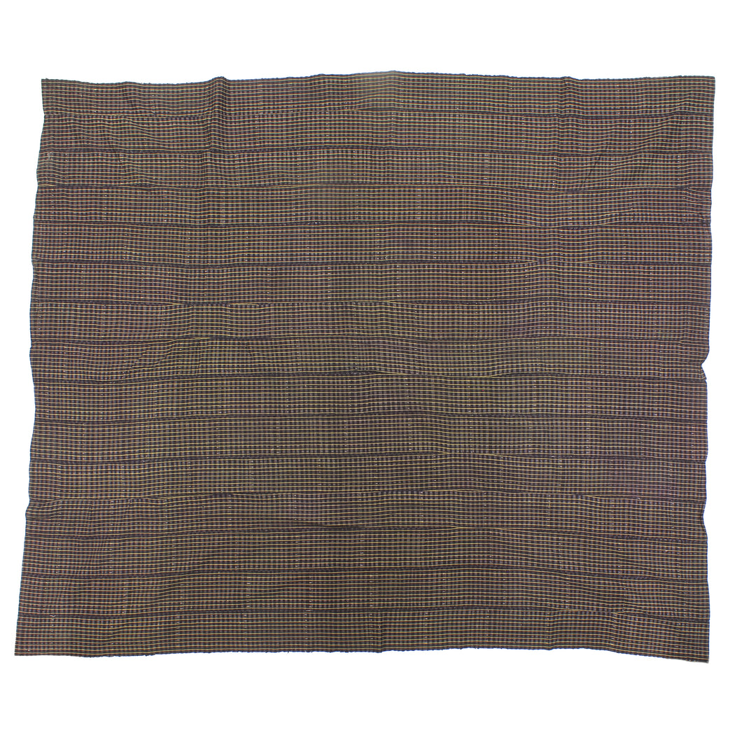 Vintage Aso Oke Textile of Nigeria | 72" x 60" - Niger Bend