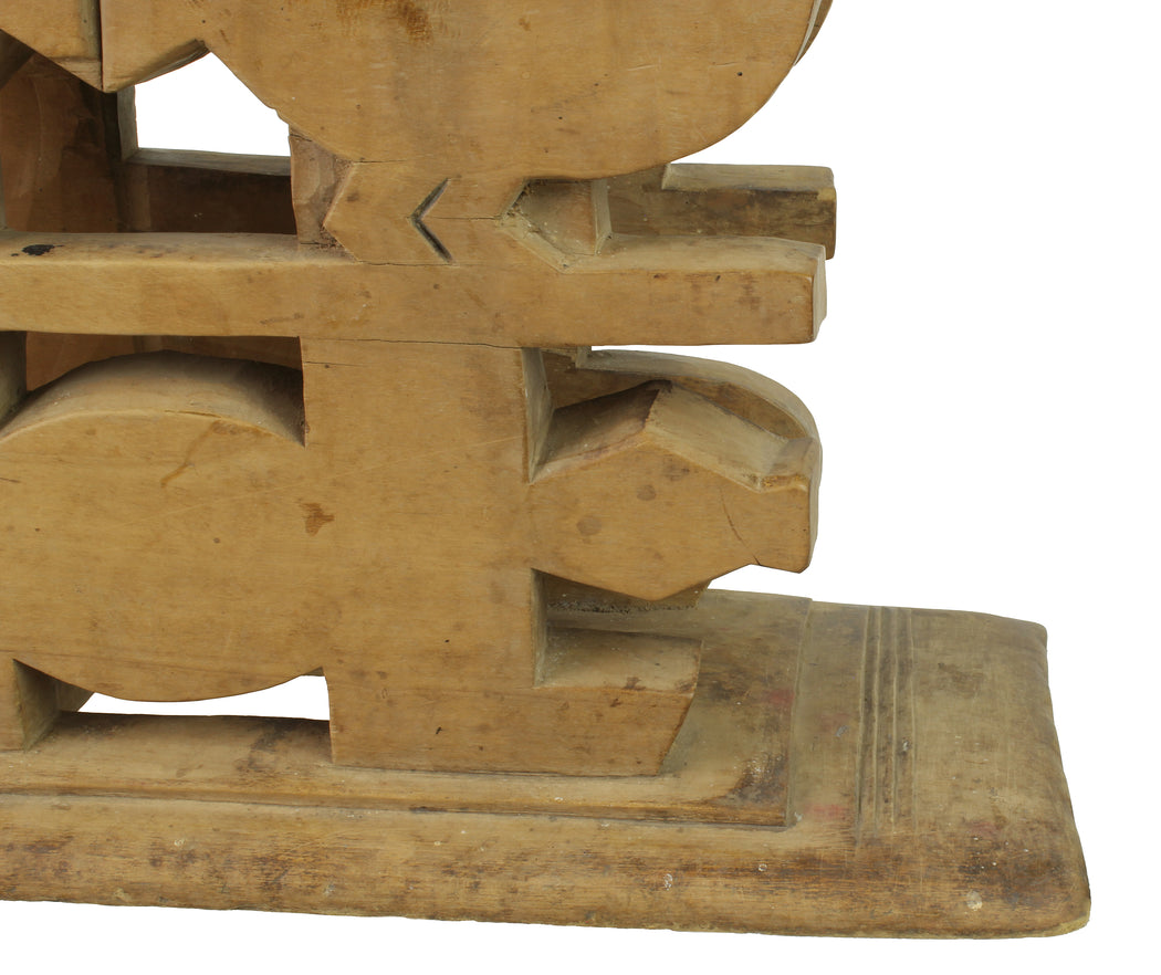 Asante Stool - Rare Design and Detail - Niger Bend