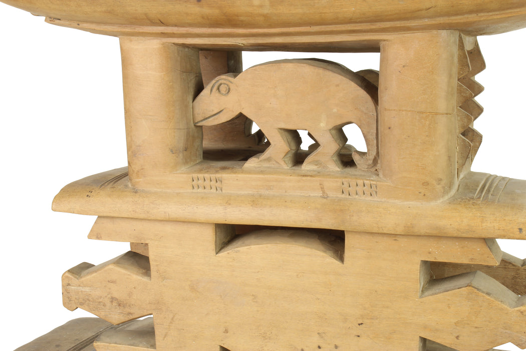 Asante Stool - Rare Design and Detail - Niger Bend