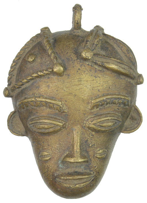 Contemporary African Brass Mask - Niger Bend