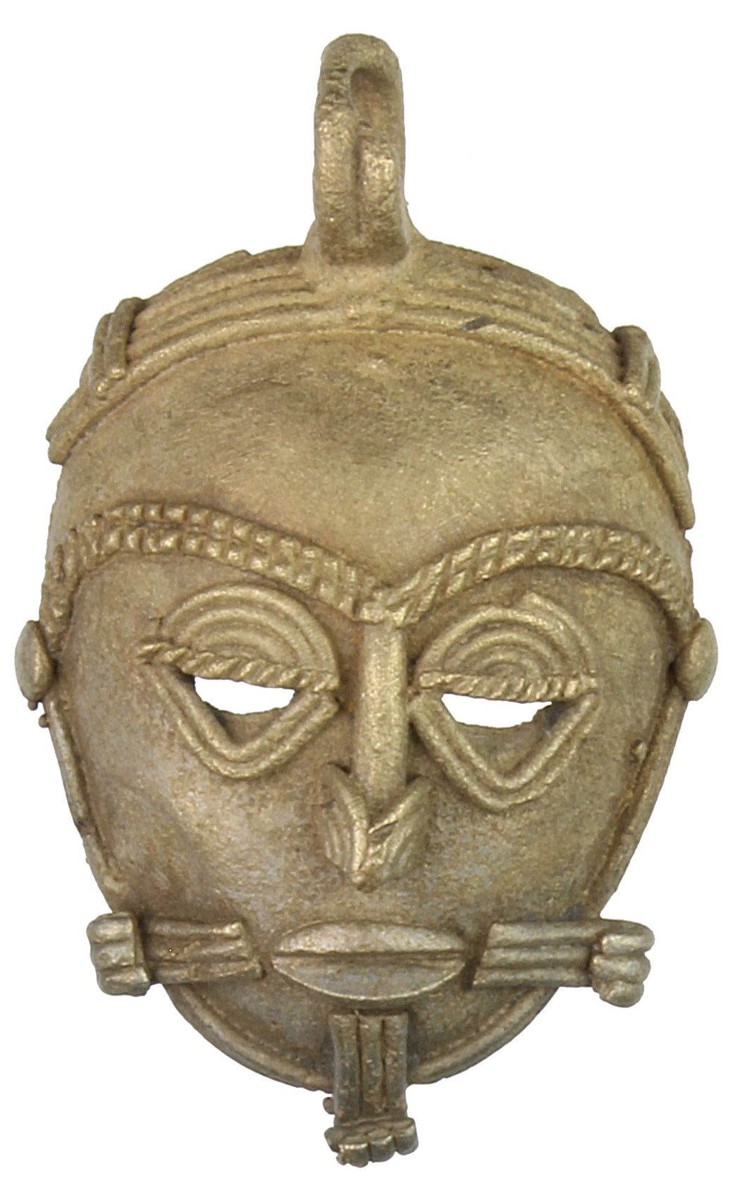 Contemporary African Brass Mask - Niger Bend