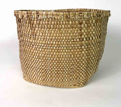 Deep Cylindrical Swampgrass Basket - Benin