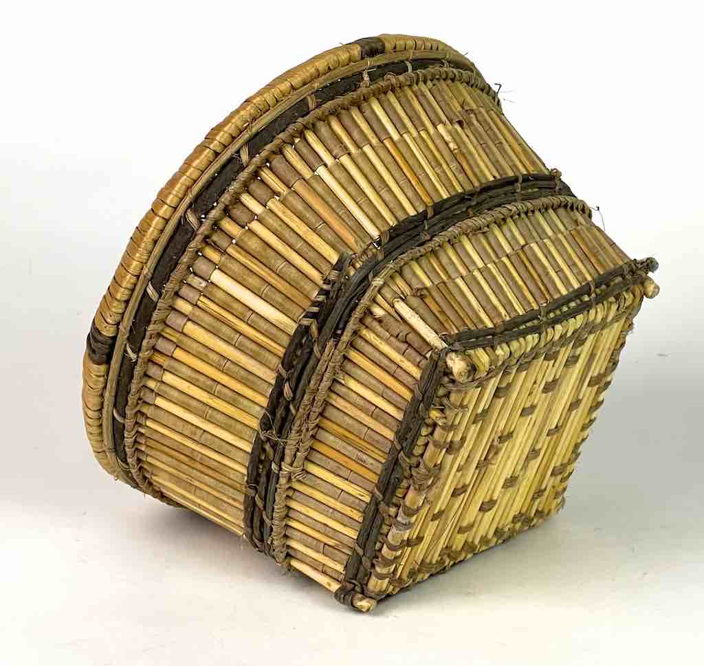 Small Sturdy Banana Leaf Dogon Basket - Mali | 4 x 7"