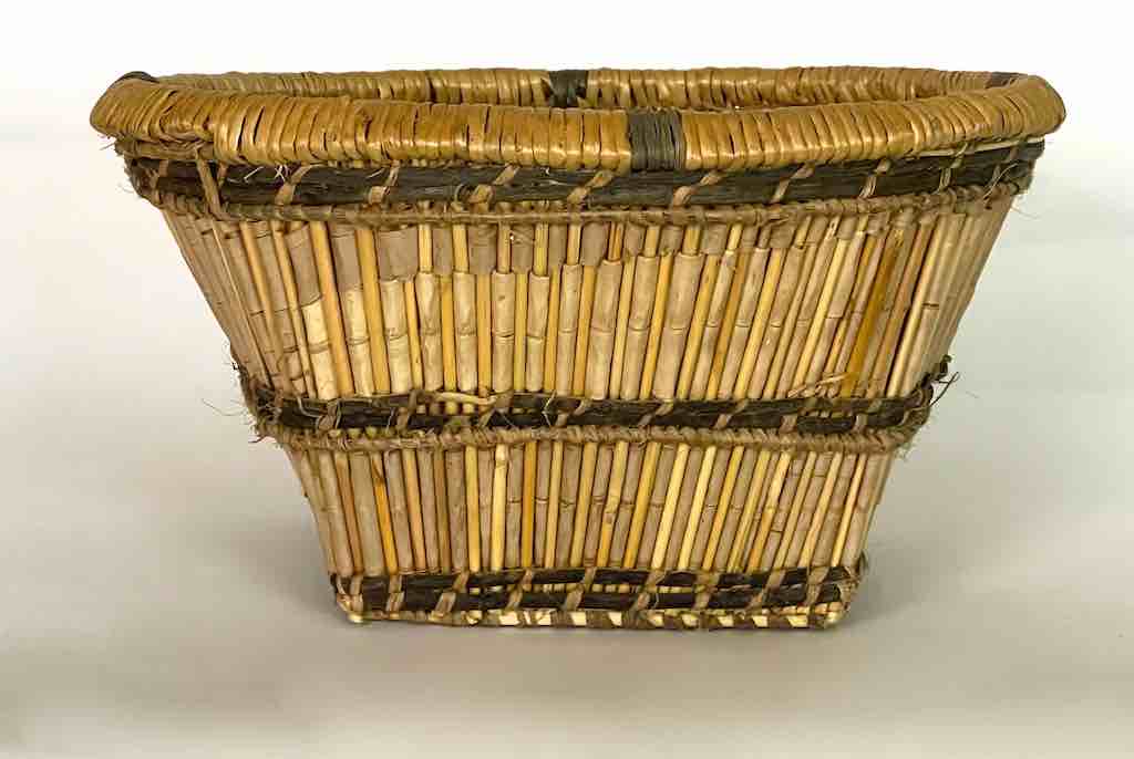 Sturdy Banana Leaf Dogon Basket - Mali | 7 x 13"