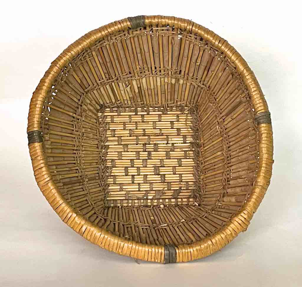 Sturdy Banana Leaf Dogon Basket - Mali | 7 x 13"