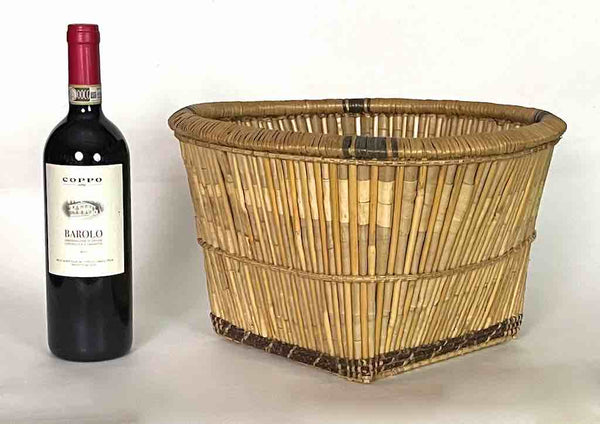 Sturdy Banana Leaf Dogon Basket - Mali | 9 x 14"