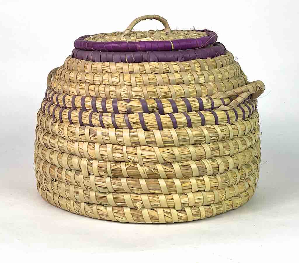 Spherical covered coil basket | 10.5" x 7.5"