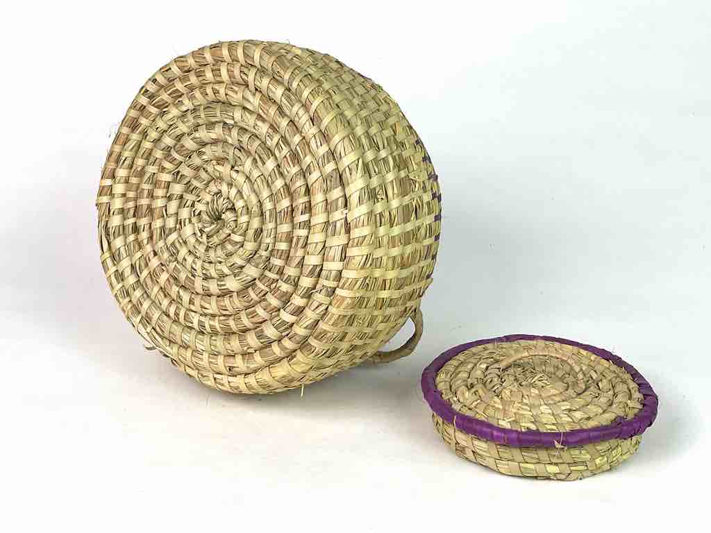 Spherical covered coil basket | 10.5" x 7.5"