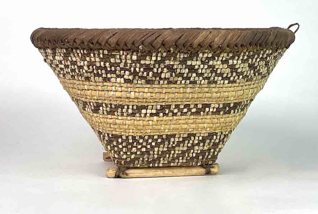 Small Finely Woven Mossi Basket - Mali | 6 x 11"