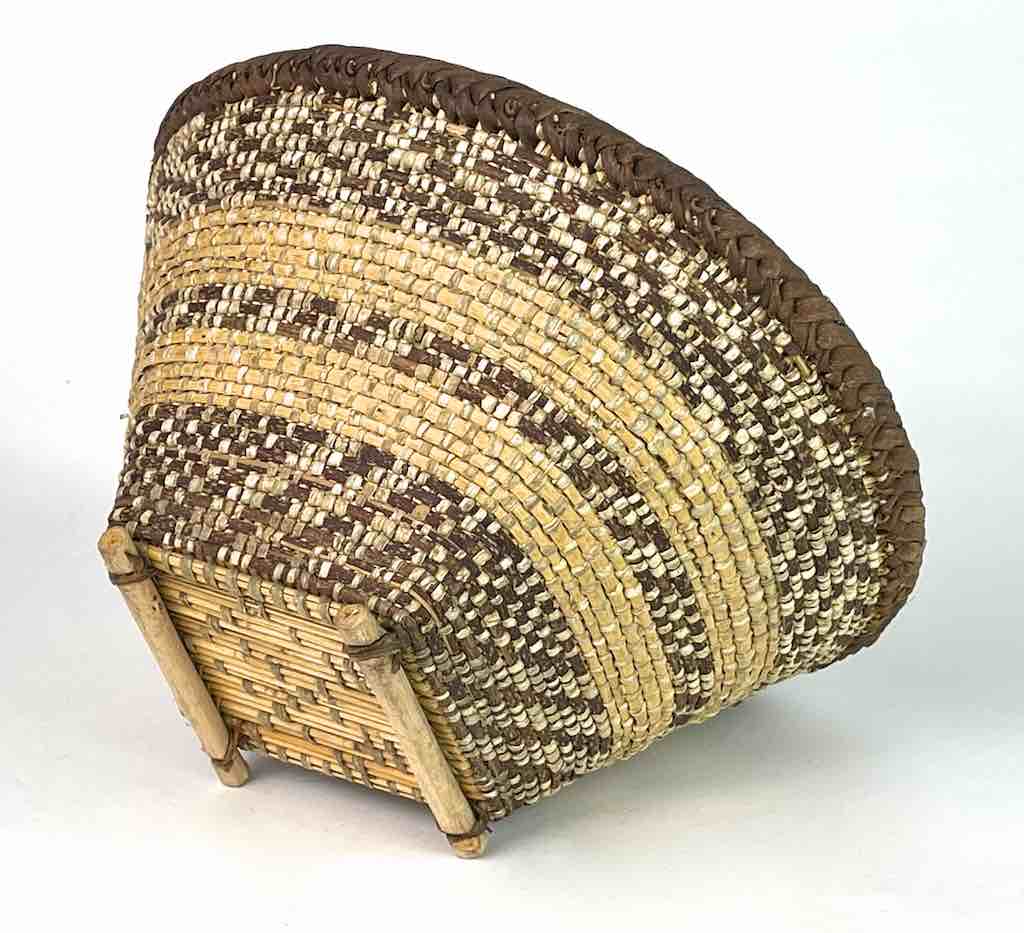 Small Finely Woven Mossi Basket - Mali | 6 x 11"