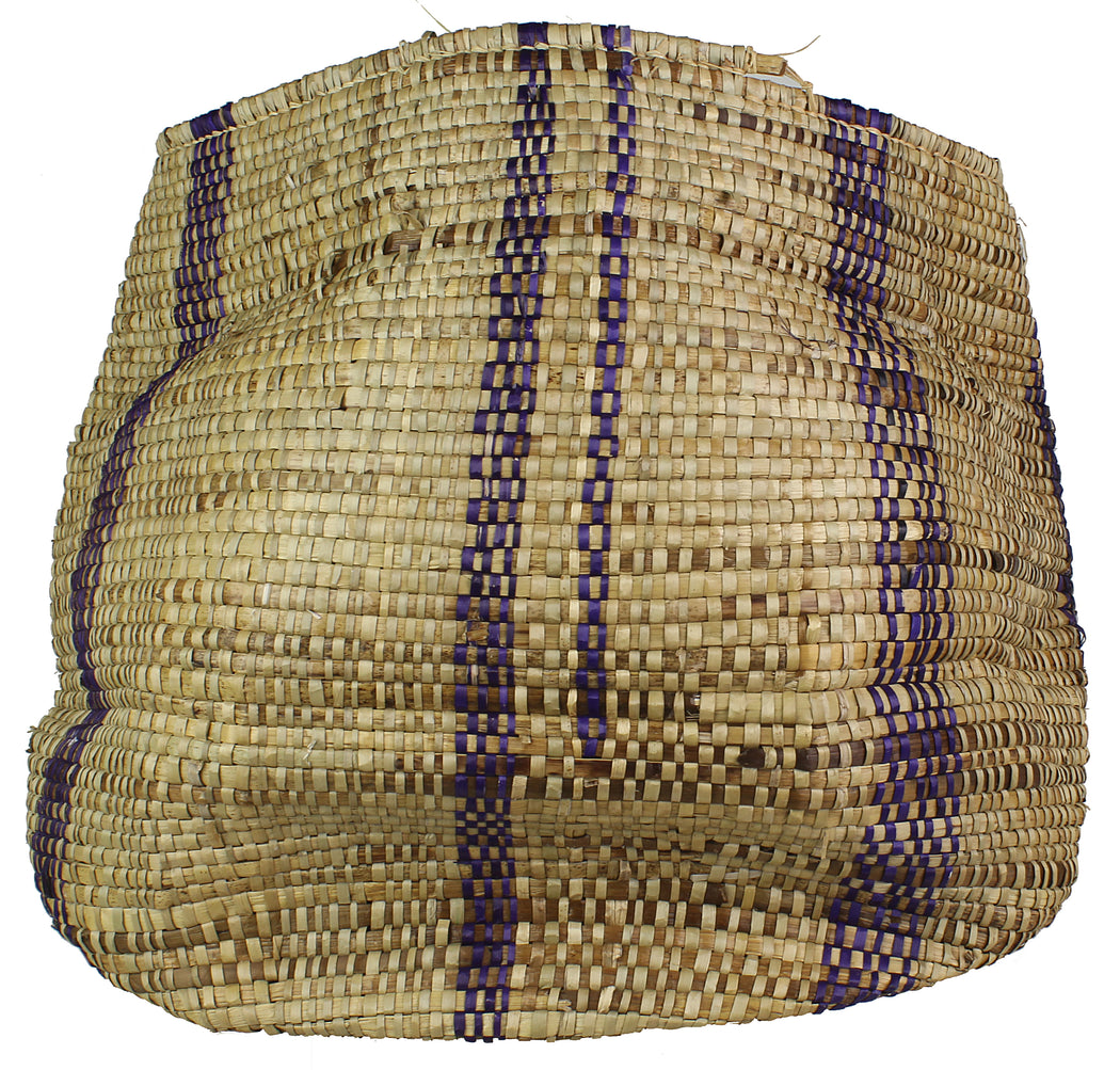 Vintage Woven Flexible Tote Style Grass Basket - Niger Bend