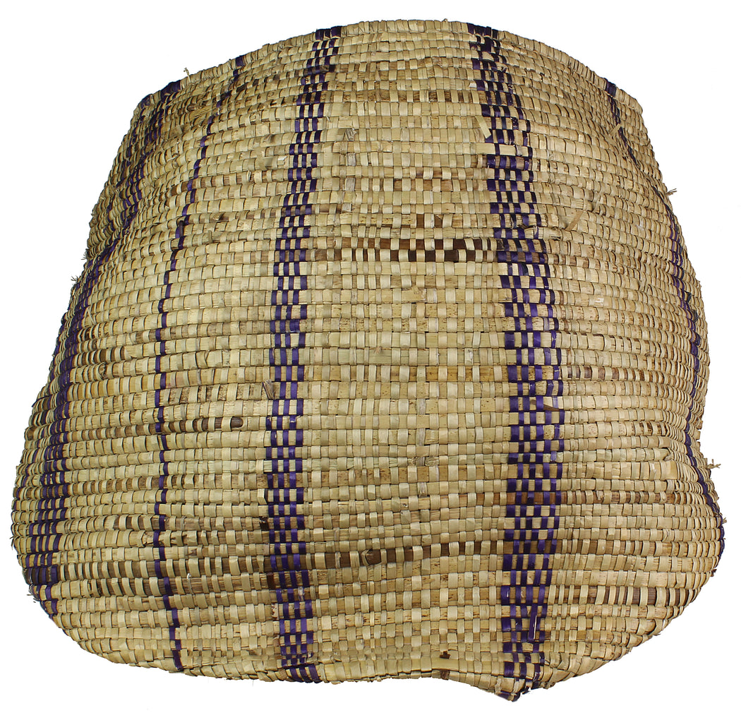 Vintage Woven Flexible Tote Style Grass Basket - Niger Bend