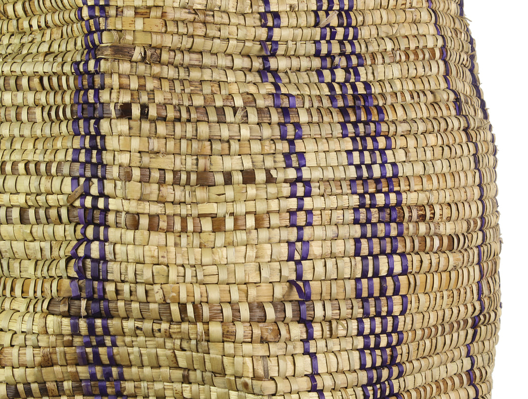 Vintage Woven Flexible Tote Style Grass Basket - Niger Bend
