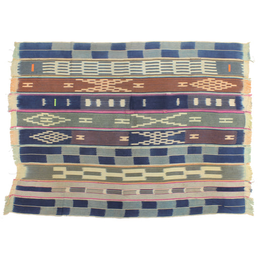Vintage Baule Textile "Wrapper" | 56" x 41" - Niger Bend