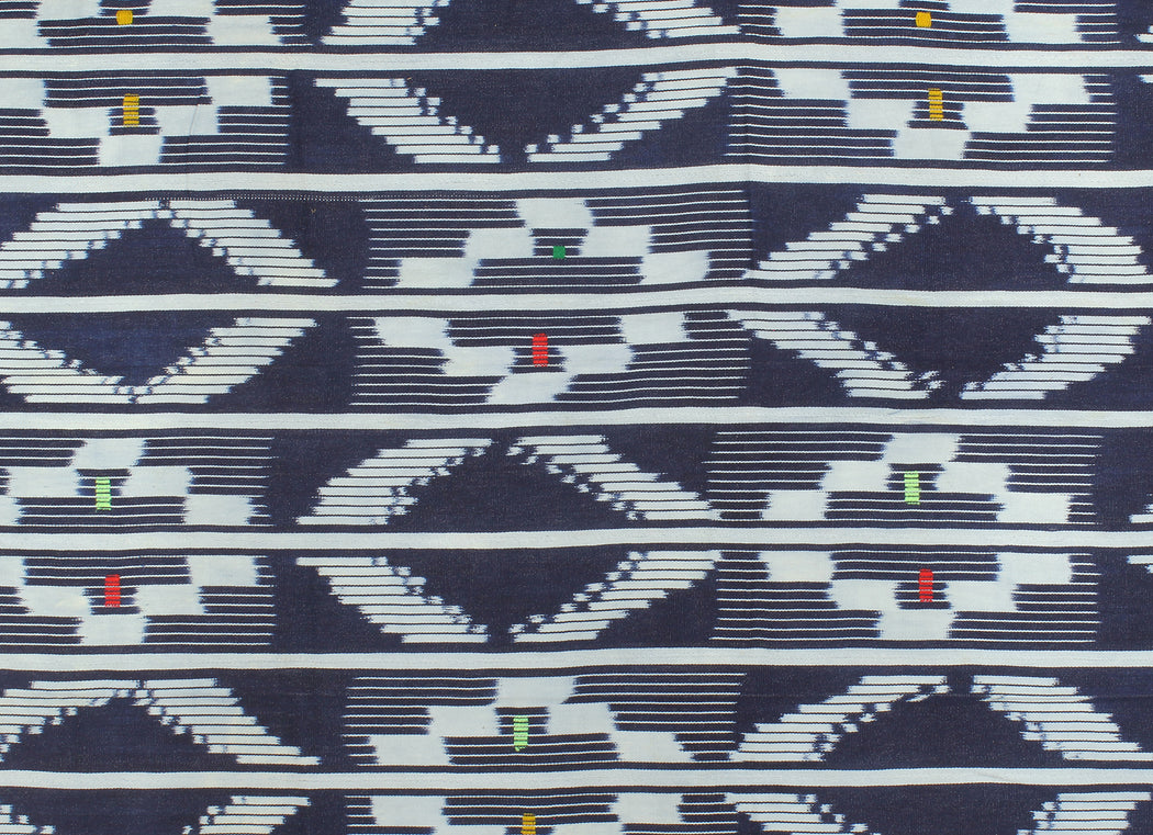 Vintage Baule Textile "Wrapper" | 62" x 44" - Niger Bend