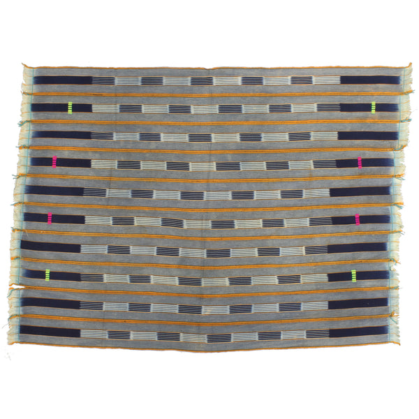 Vintage Baule Textile "Wrapper" | 59" x 42" - Niger Bend