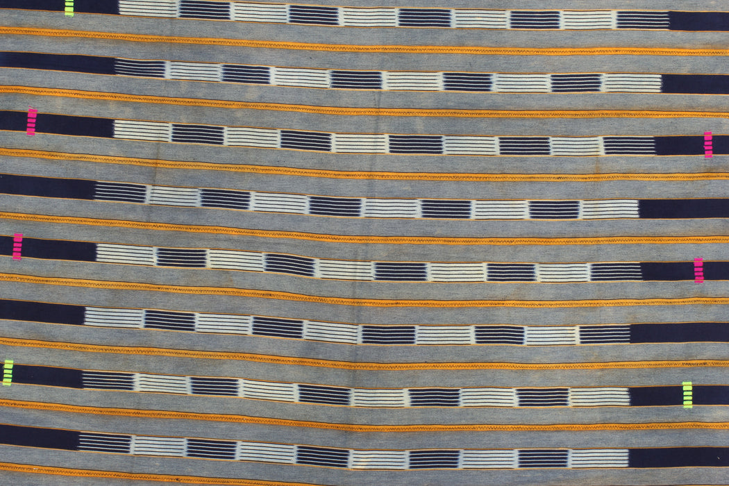 Vintage Baule Textile "Wrapper" | 59" x 42" - Niger Bend
