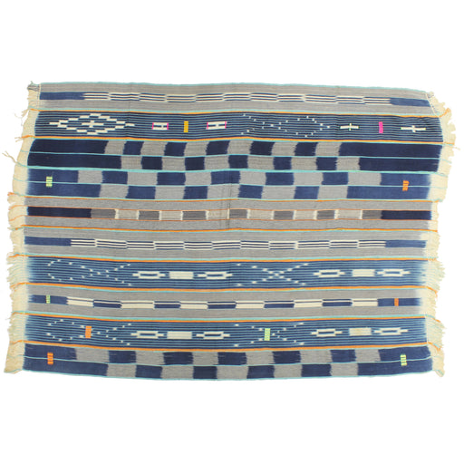 Vintage Baule Textile "Wrapper" | 58" x 39" - Niger Bend
