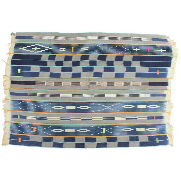 Vintage Baule Textile "Wrapper" | 58" x 39" - Niger Bend