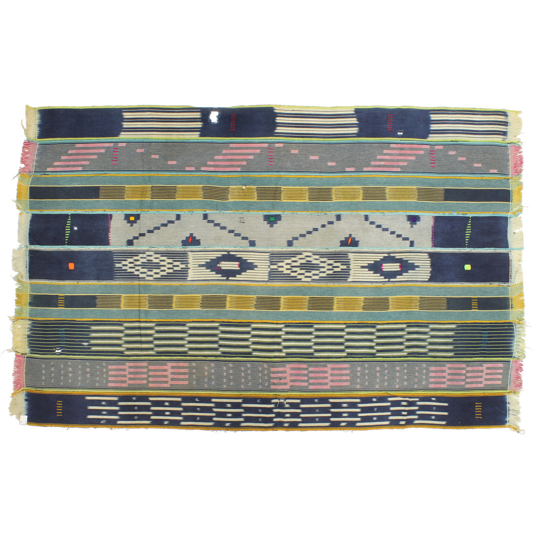 Vintage Baule Textile "Wrapper" | 58" x 37" - Niger Bend