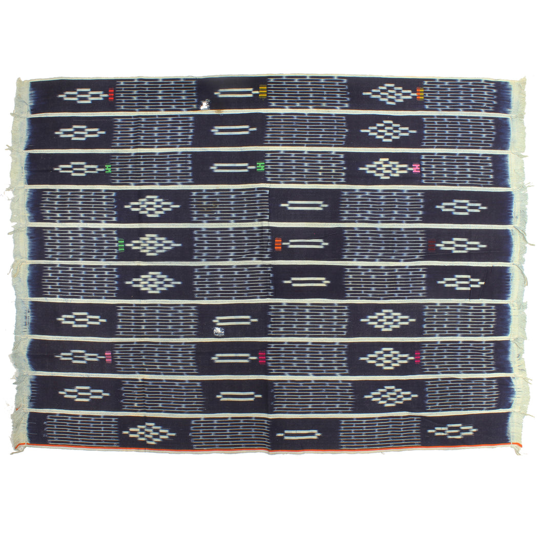 Vintage Baule Textile "Wrapper" | 59" x 43" - Niger Bend