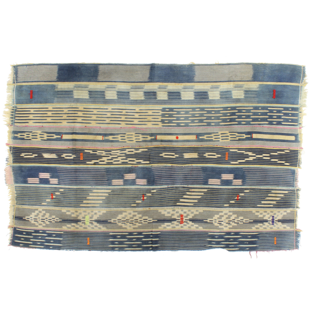 Vintage Baule Textile "Wrapper" | 59" x 37" - Niger Bend