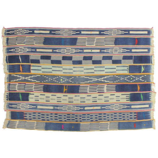 Vintage Baule Textile "Wrapper" | 62" x 41" - Niger Bend