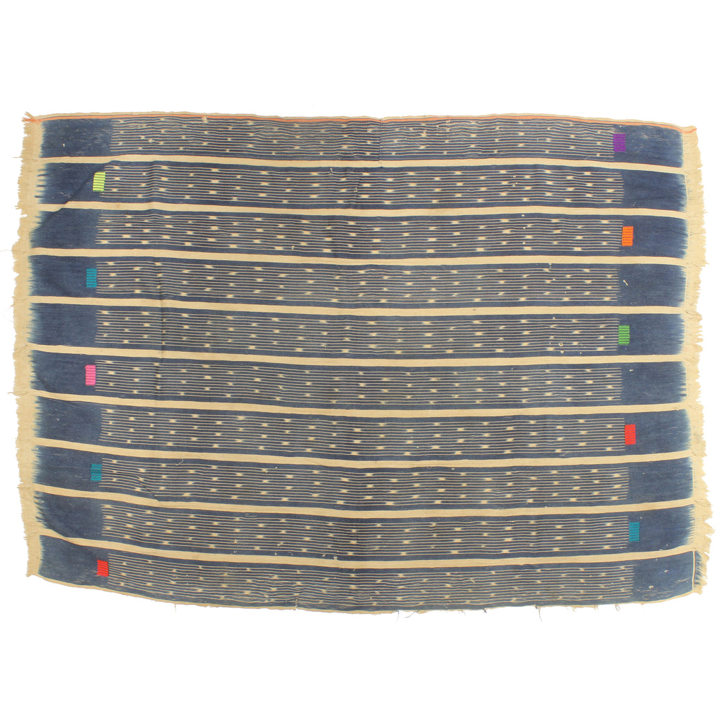 Vintage Baule Textile "Wrapper" | 55" x 40" - Niger Bend
