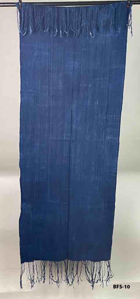 Vintage Mossi Indigo Wedding Shawl - Burkina Faso