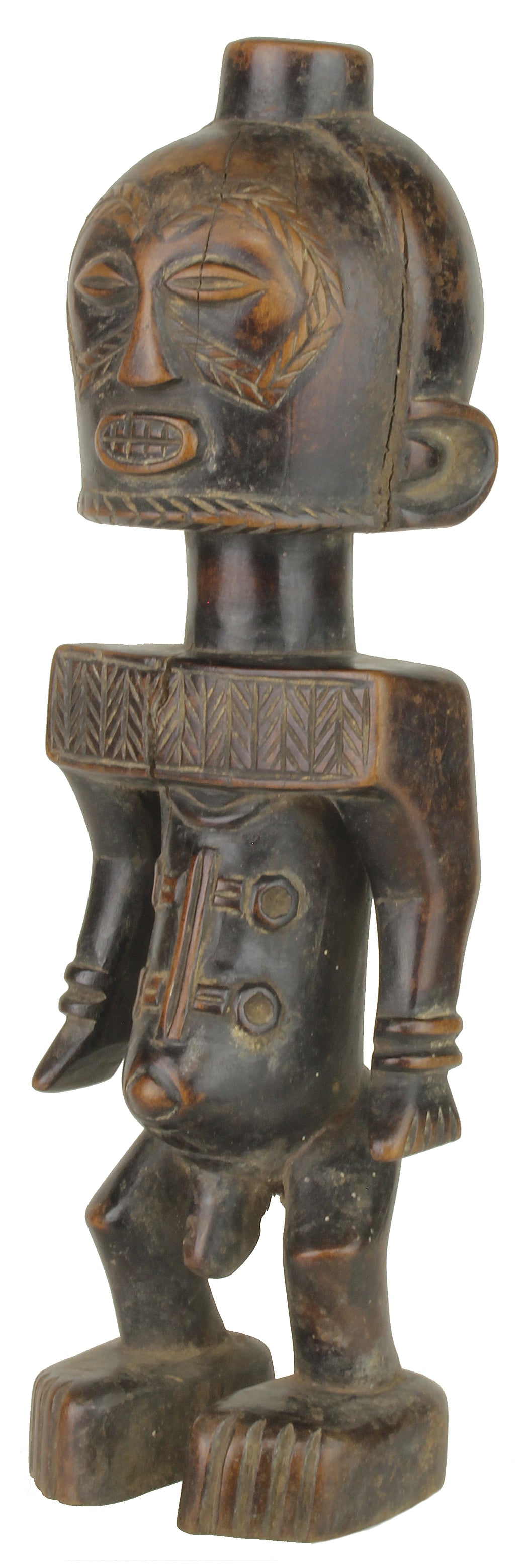 Buyu Tribal Power Figure Statue of Congo | 10" - Niger Bend