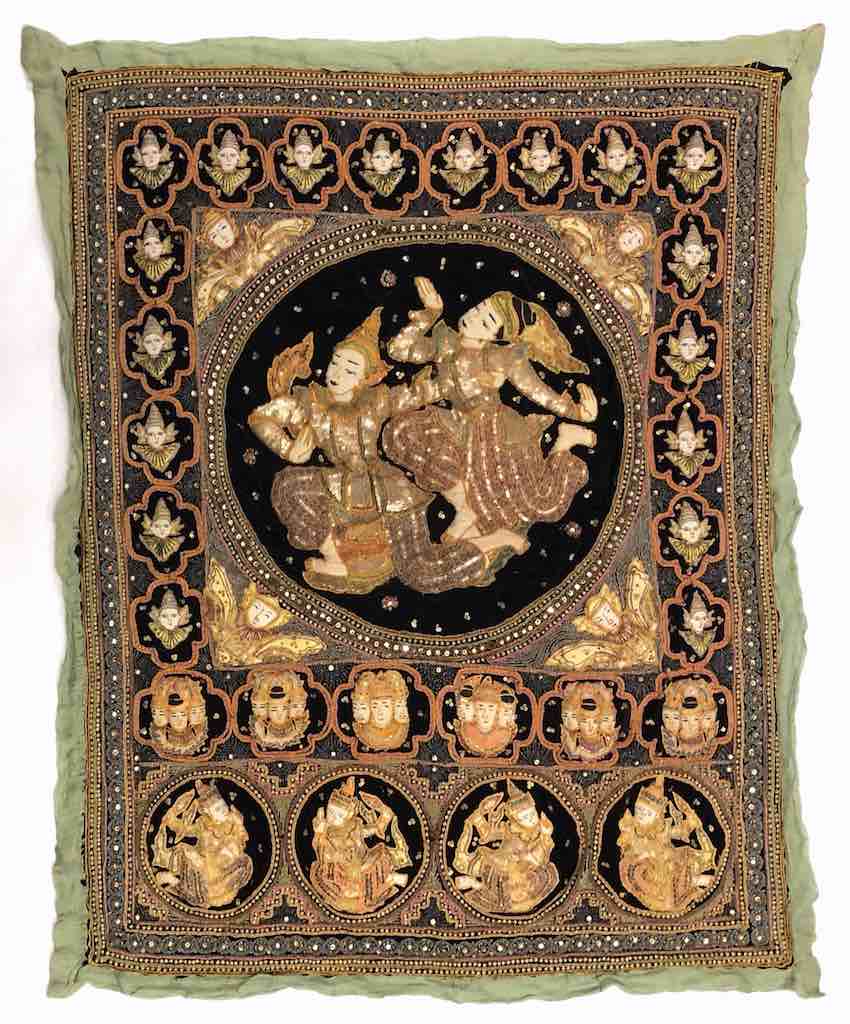 Burmese-Myanmar Kalaga Tapestry