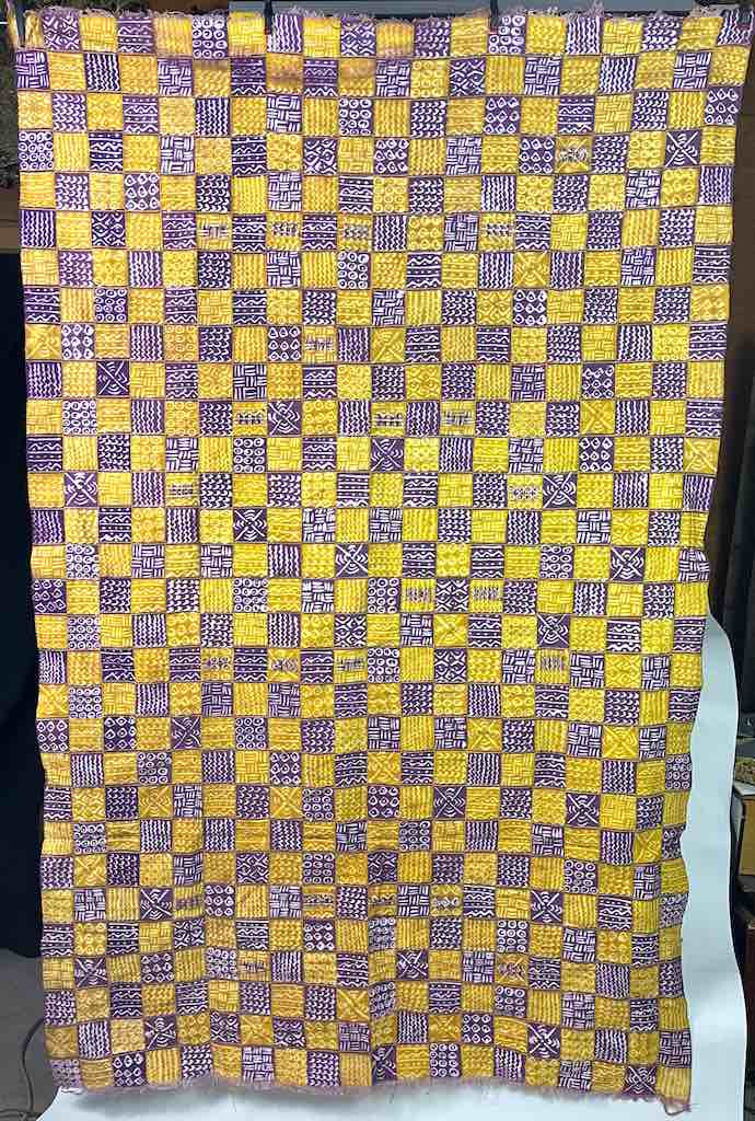 XL Fulani Peulh African Colorful Mudcloth Textile | 78 x 50"
