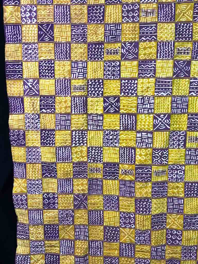 XL Fulani Peulh African Colorful Mudcloth Textile | 78 x 50"