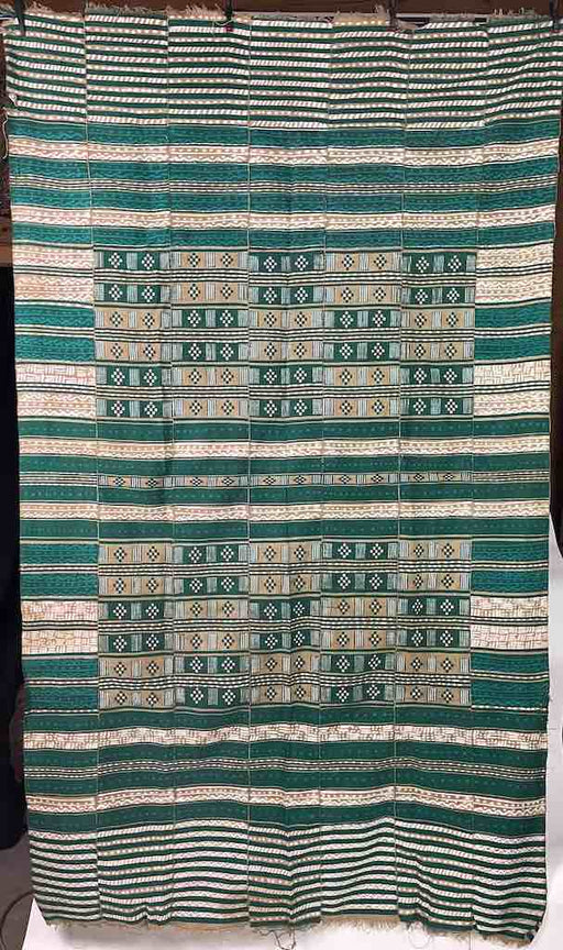 XL Fulani Peulh African Colorful Mudcloth Textile | 83 x 49"