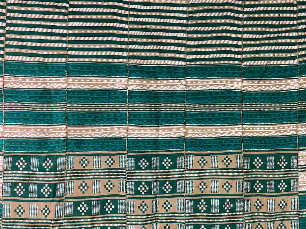 XL Fulani Peulh African Colorful Mudcloth Textile | 83 x 49"