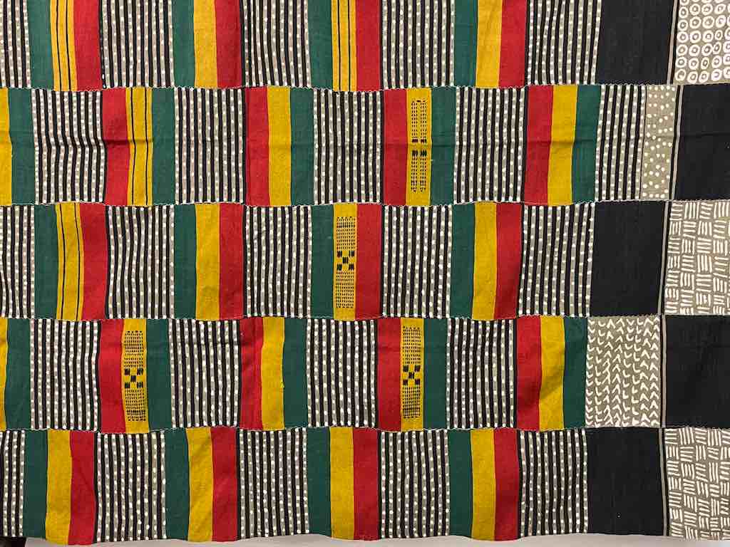 XL Fulani Peulh African Colorful Mudcloth Textile | 67 x 45"