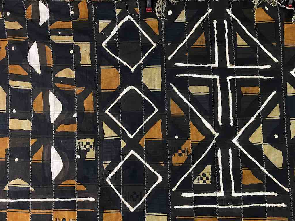 XL African Contemporary Bamana Mudcloth Textile | 81 x 47"