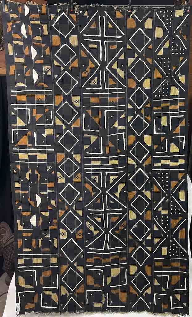 XL African Contemporary Bamana Mudcloth Textile | 81 x 47"