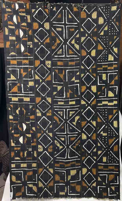 XL African Contemporary Bamana Mudcloth Textile | 81 x 47"