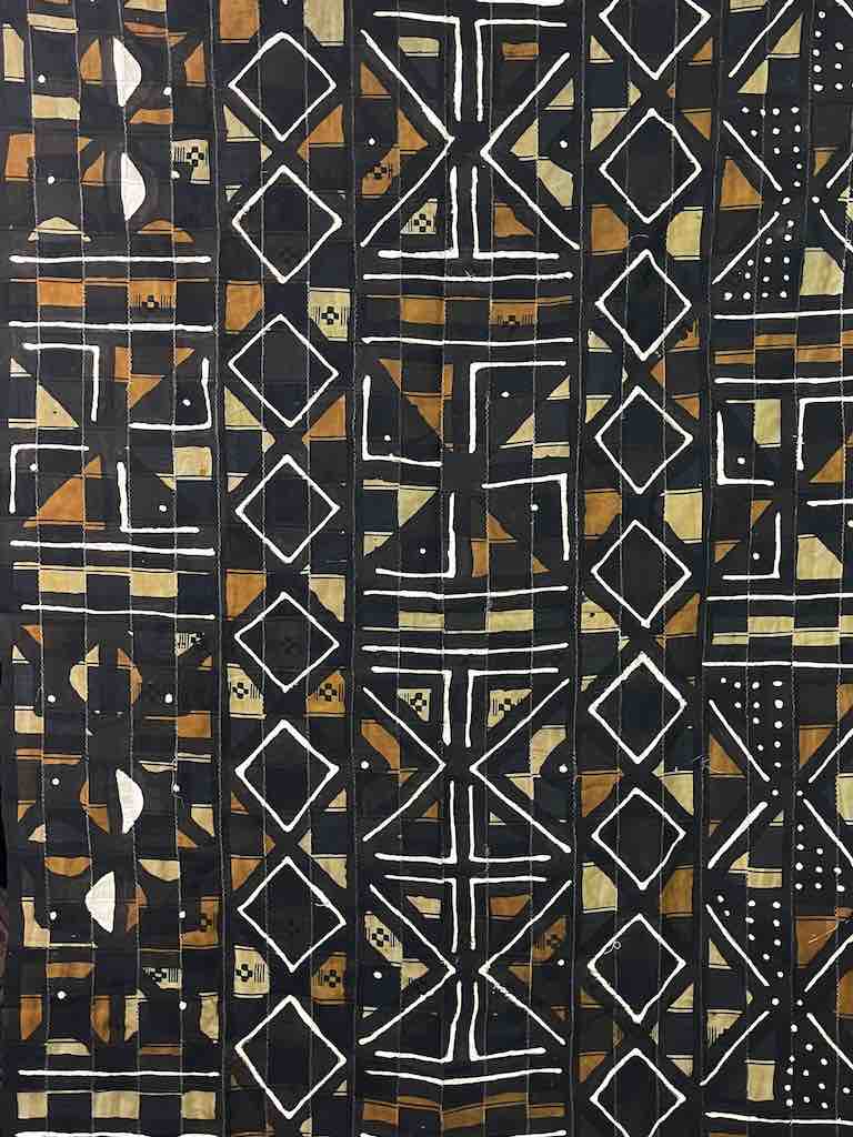 XL African Contemporary Bamana Mudcloth Textile | 81 x 47"