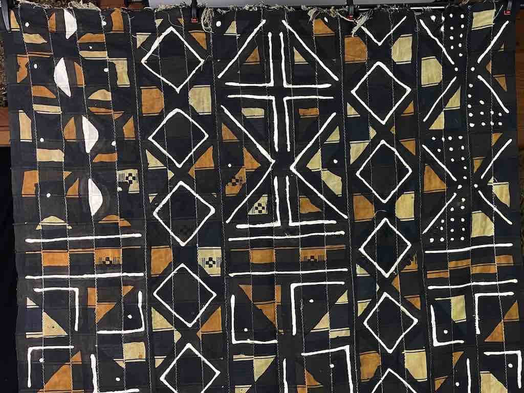 XL African Contemporary Bamana Mudcloth Textile | 81 x 47"