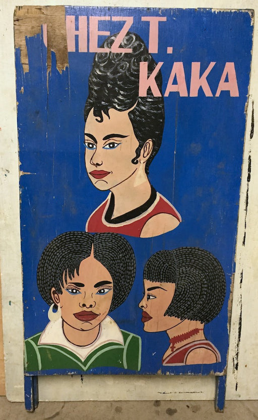 Large 3-Woman Head Beauty Salon Sandwich Sign – One Side