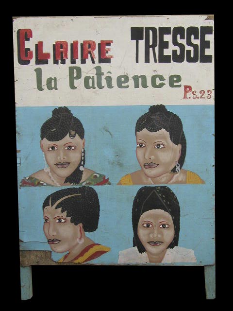 Large 4-Woman Head Beauty Salon Sandwich Sign – One Side