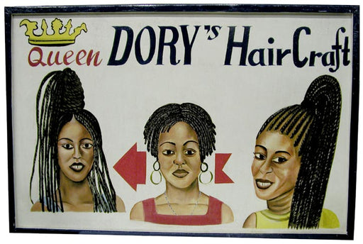 Large beauty salon sign