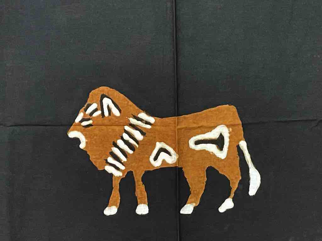 Bamana Animal Design Contemporary Mudcloth - Mali