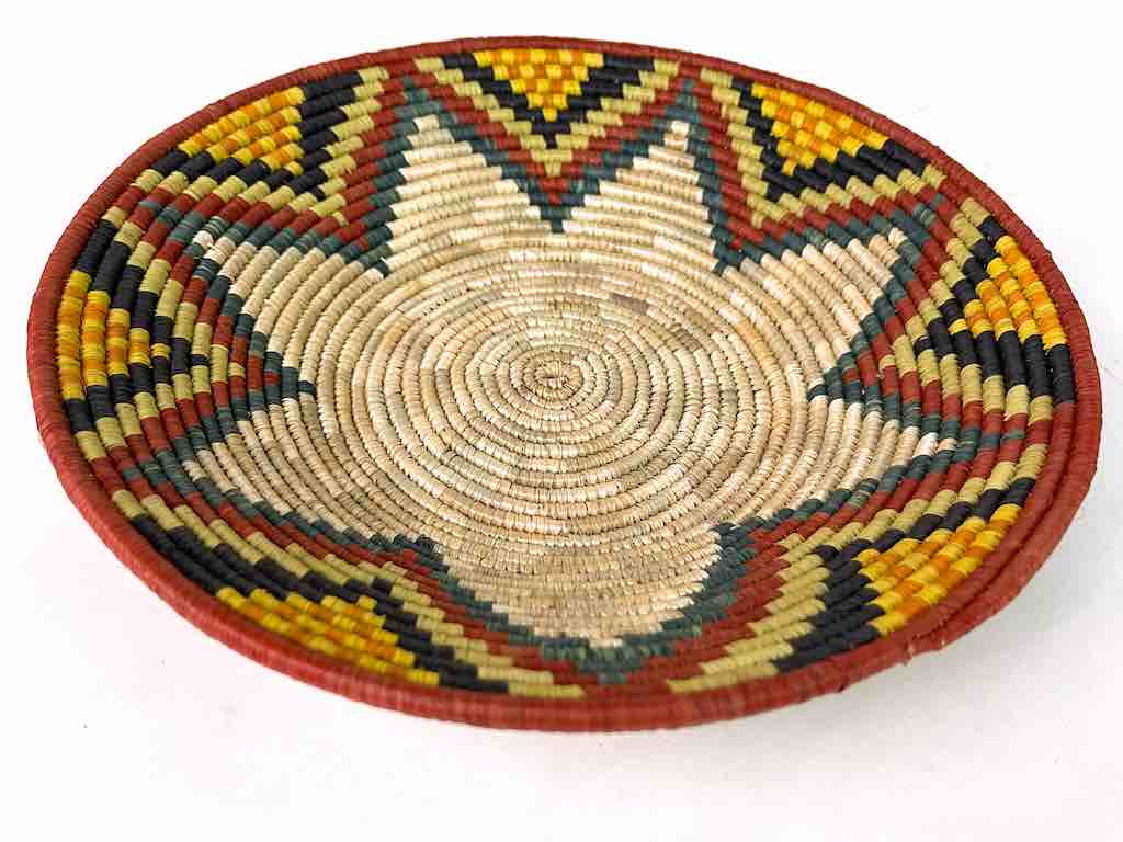 Finest Quality Handwoven Batoro Raffia Basket/Bowl | 8.75"