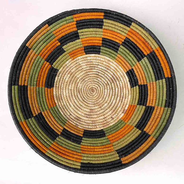 Finest Quality Handwoven Batoro Raffia Basket/Bowl | 10"