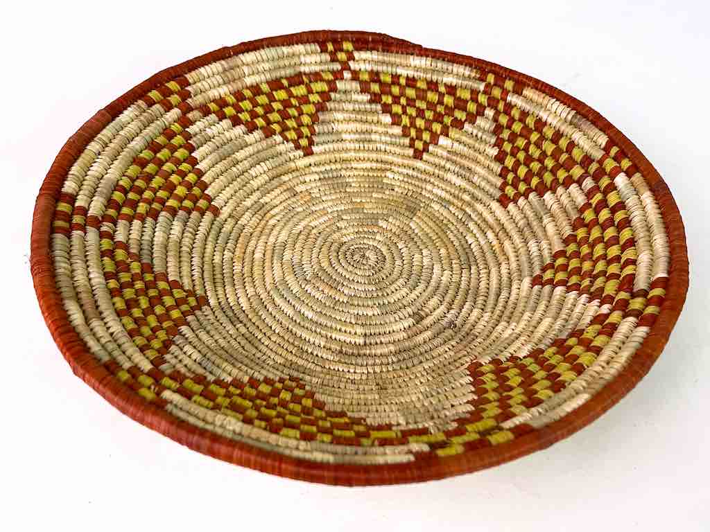 Finest Quality Handwoven Batoro Raffia Basket/Bowl | 9.75"